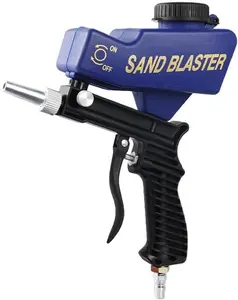 Portable Pneumatic Sandblasting Gun for Home Use, Compact Handheld Metal Rust Removal and Refinishing Tool, Perfect for Small Metal Details