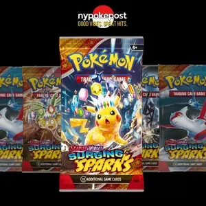 Surging Sparks Booster Pack - 10 cards - English - Scarlet & Violet - Pokemon Trading Card Game TCG