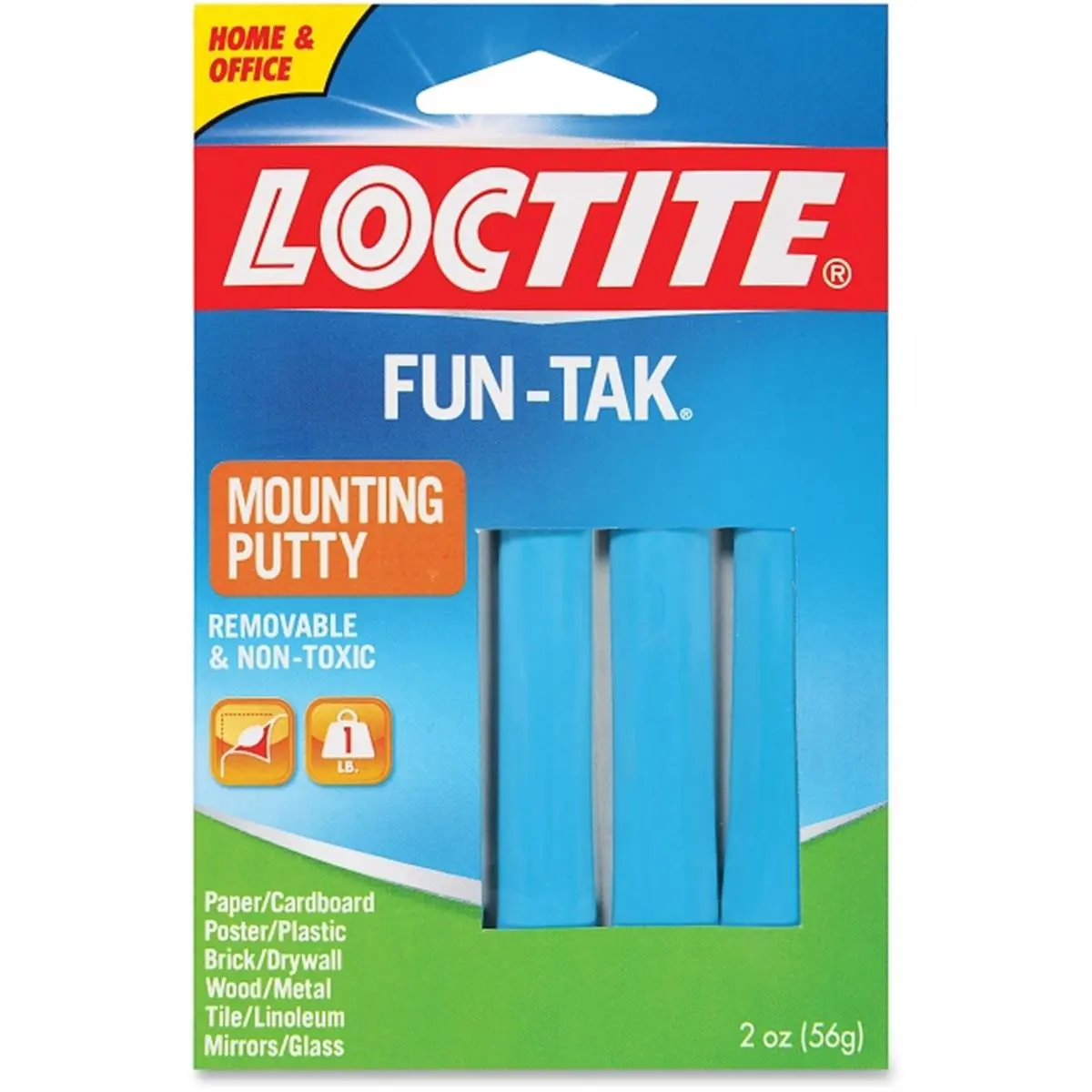 Loctite Fun Tak Mounting Putty, Glueless Adhesive for Collectibles, Prints, Posters