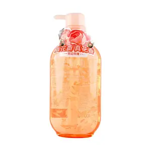LITTLE DREAM GARDEN Amino Acid Petal Fragrance Body Wash - Jasmine & Rose Scent, Gentle Cleansing, Long-Lasting Aroma, 400ml