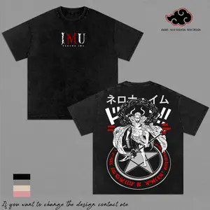 Nerona Imu - OP Anime T-Shirt Vintage Acid Wash Oversized Graphic Tee King of Darkness Streetwear Gift