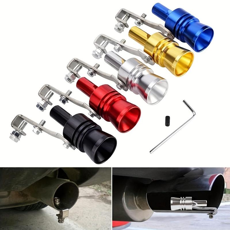 3-Pack Aluminum Turbine Whistle Muffler Tube-Suitable for 33.81-81.15 Oz Engines, Available in 5 Colors