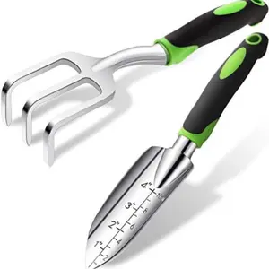 Garden transplant Trowel and garden rake set