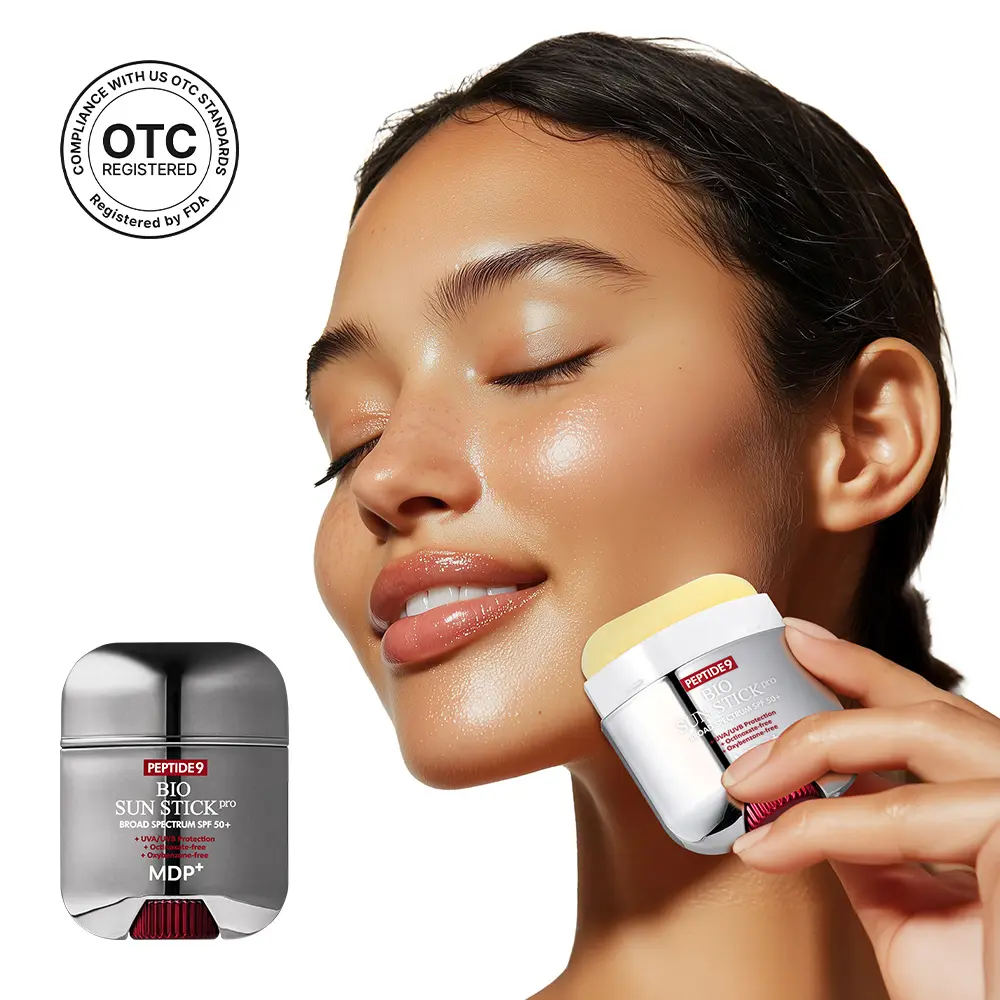 [MDP] Peptide Sun Stick PRO , Moisturizing Tone-Up Facial Balm with a Smooth Powder Finish, Broad Spectrum Sunscreen SPF50+ PA++++, Lightweight