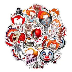 pennywise Pack 20 PCS Sticker, Movie character Cartoon Decal, Funny Stickers Decorative for kid Laptop PC Wall Bottle Book Stickers