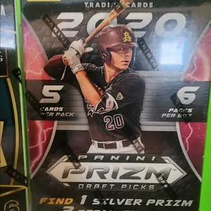 2020 Prizm Draft Picks  MLB 1 Blaster Pack 5 cards