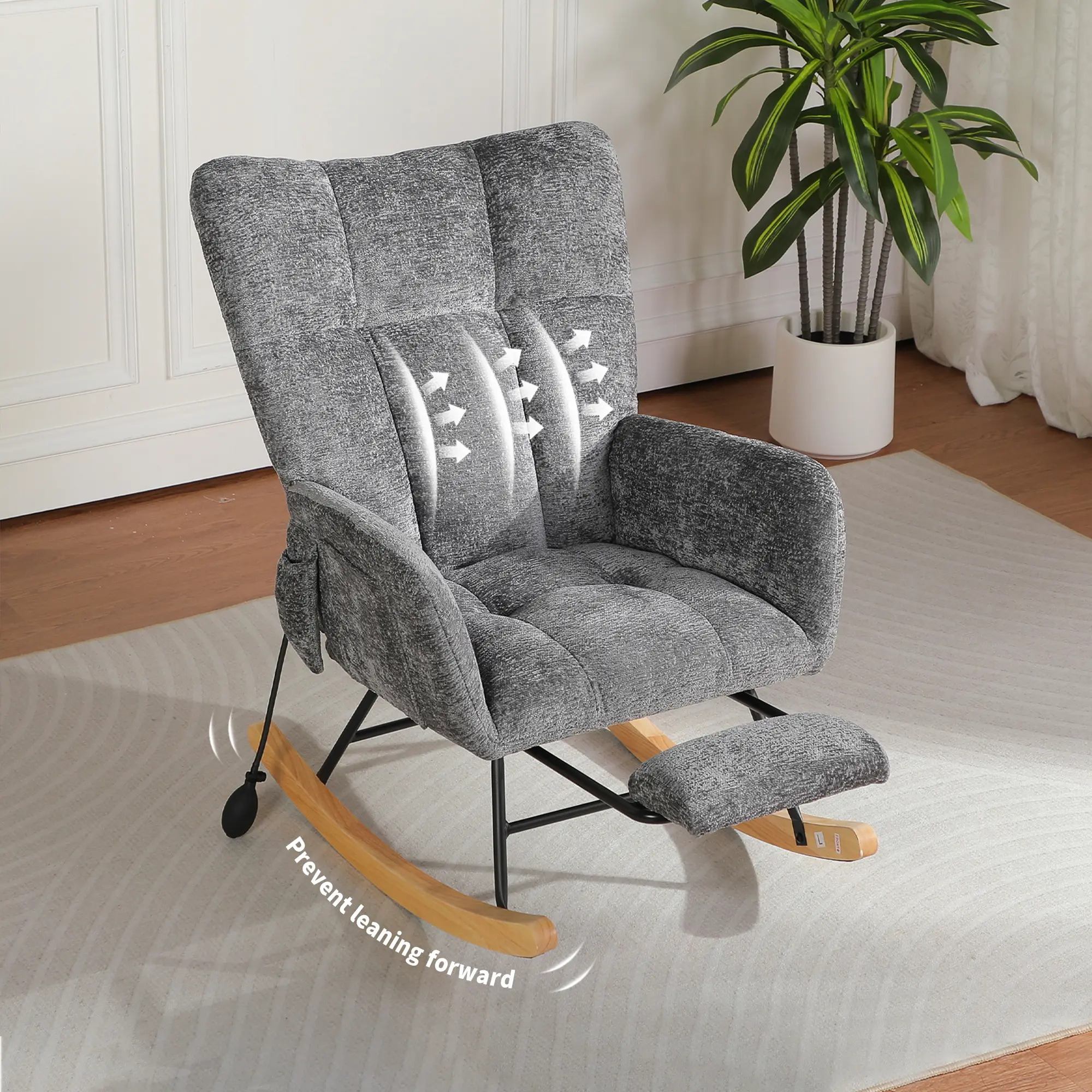 Grey- Airbag + Footrest Upgrade Edition