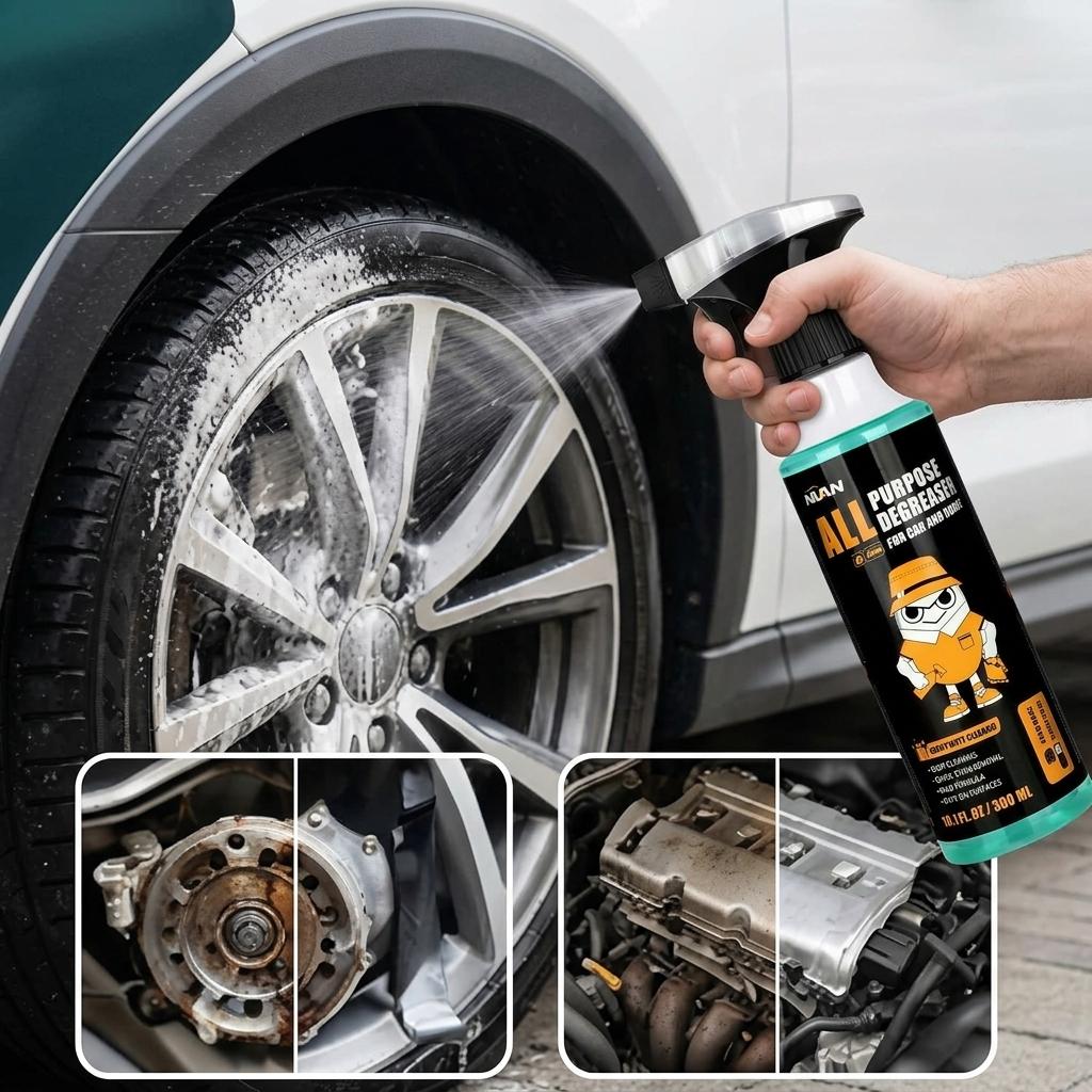 Nuan Multi-purpose cleaning spray: Multifunctional Cleaner 300ml | For Kitchen, Bathroom, Car Interior & Exterior | Removes Dirt, Water Stains & Dust, Easy to Use