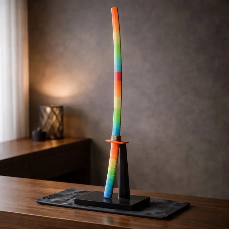 Xxx Large Fidget Sword for Stress Relief - Rainbow Gradient Design - Perfect for Anxiety Management