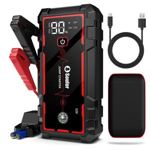 Soulor CY20 Plus-8000mAh Jump Starter & Power Bank 12V Booster with LED Flashlight EVA Bag for Cars SUVs Motorcycles Trucks Boats