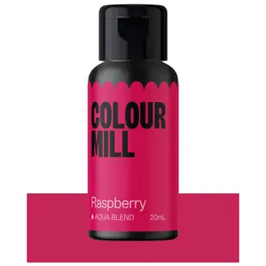 Colour Mill Aqua Blend Water-Based Food Coloring 20 Milliliters, Raspberry
