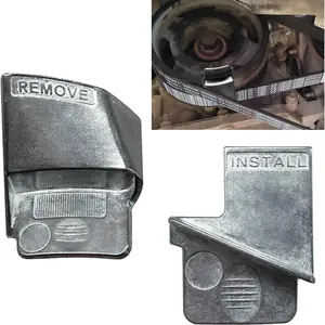 2 PCS Stretch Belt Mate Kit, Metal Serpentine Belt Remover & Installer Tool Set, Stretch Belts Removal Installation Tool for Car Truck Trolley Cart, Car Accessories