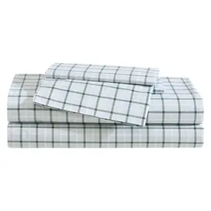 Eddie Bauer Classic Tattersall Plaid King SheetSet