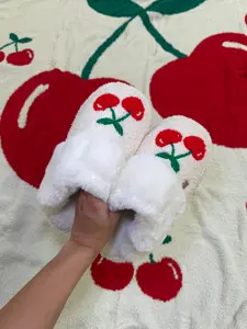 Cherry Slippers Slide