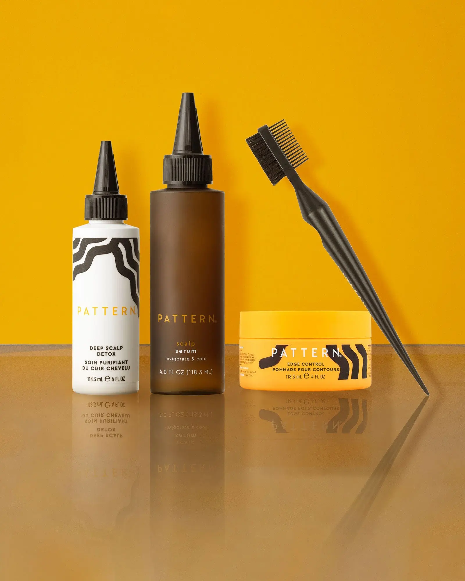 PATTERN Beauty Protective Style Set | Scalp Serum & Detox, Edge Control & 3-in-1 Edge Tool PATTERN Beauty Protective Style Set | Scalp Serum & Detox, Edge Control & 3-in-1 Edge Tool