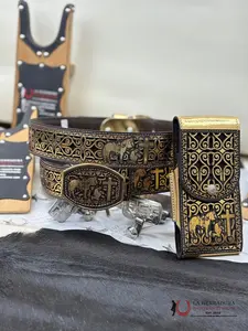 CROSS 2 INC BELT GOLD/BLACK