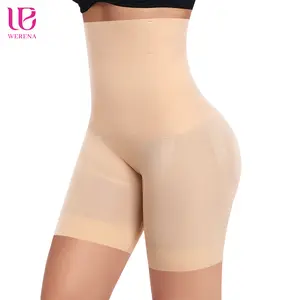 Werena Shapewear for Women High-Waisted Tummy Control Shapewear Shorts Faja Body Shaper Underwear