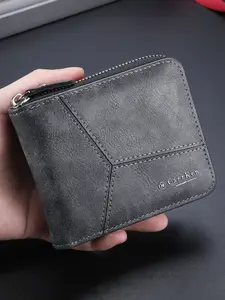 Men's Business Fashion Short Wallet, Multi Card Slot Multi Functional Large Capacity Wallet, Casual Trendy Versatile High-quality Daily Wallet, Business Style Wallet