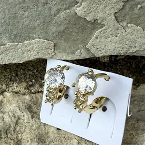 5-Pair Gold Plated Hypoallergenic Earring Set⁠