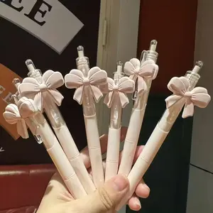 10pcs Bowknot Party Ballpoint Pens, Cute Design, Stylish Retractable Pens, Ideal for Party Favors and Gift Bags