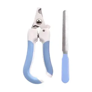 Pet Nail Clipper - Low Noise Grooming Tool with Additional Nail File for Gentle Grooming