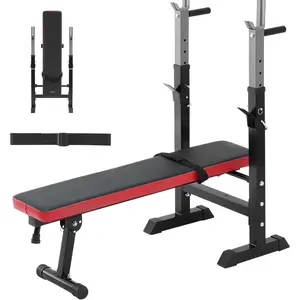 VEVOR Weight Bench, Adjustable for Full Body Workout, 400lbs Exercise Sit up Bench for Home Gym Strength Training, Weight Bench Press with Quick Folding and Fast Adjustment