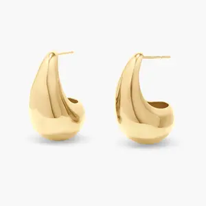 Farrah Earringsin Gold or Silver by Brook and York