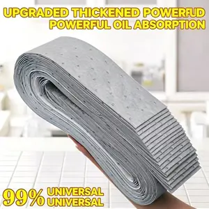 Kitchen Range Hood Oil Absorber Pad, Side-Suction Filter Paper, Thickened Non-Woven Fabric, Strong Oil Catcher, Easy Cleaning
