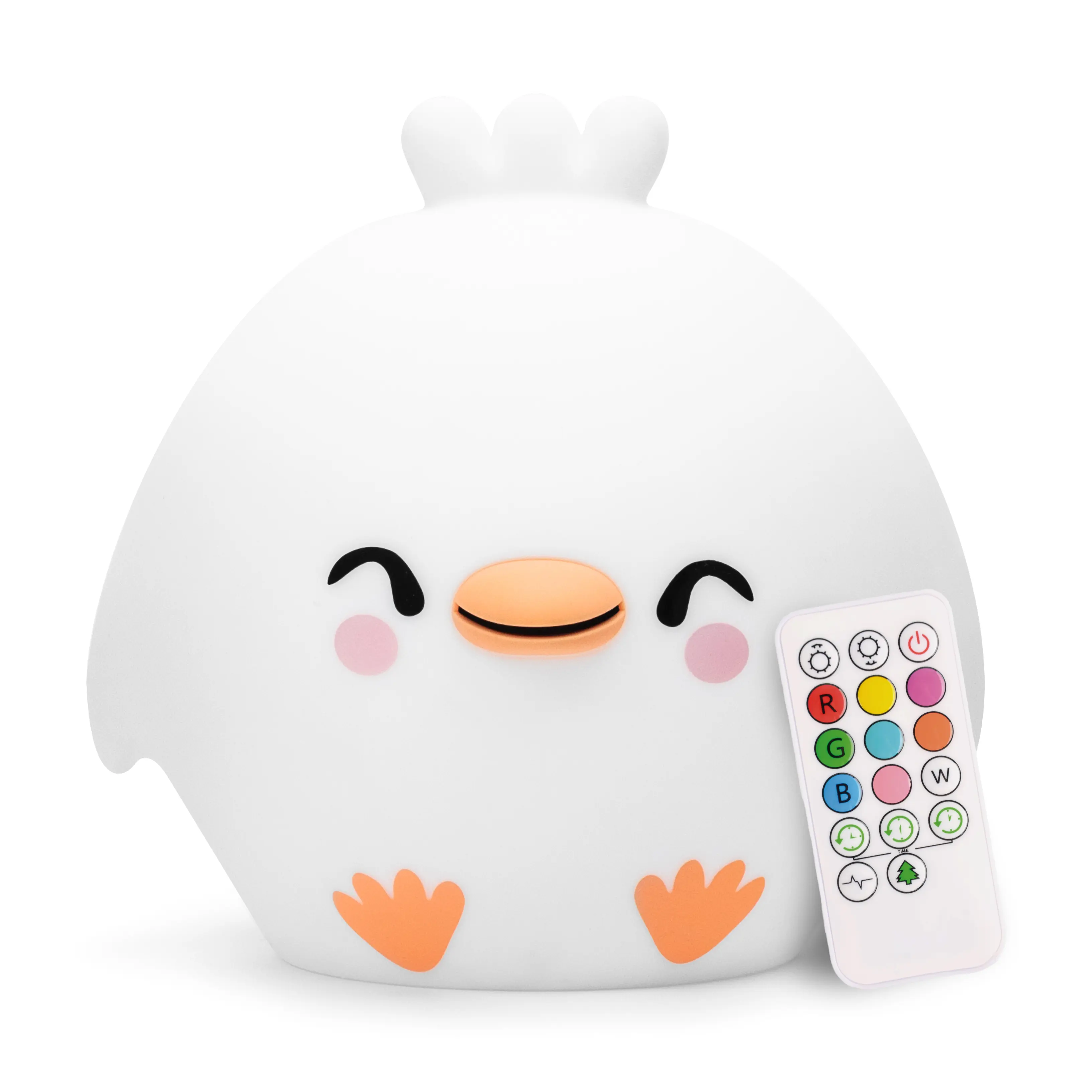 LumiPets Chick Nightlight for Kids Nursery Decor Boys and Girls Bedroom with Remote and Tap Control