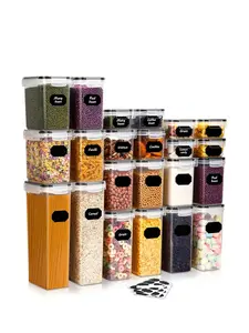 3pcs kitchen gadgets,Food storage containers with LIDS, candy tins with LIDS, kitchen pantry organization and storage, dry food
