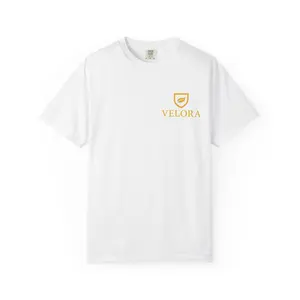 Velora “Strength & Kindness” Garment-Dyed Unisex Tee – Gold Edition