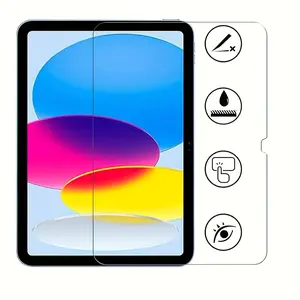 2-Pack Tempered Glass Tablet Screen Protector for 2022 iPad 10 (10.9 Inches), Smooth, High Hardness, Easy Install, Anti-Fingerprint, Shockproof, Scratch-Resistant, HD Clear