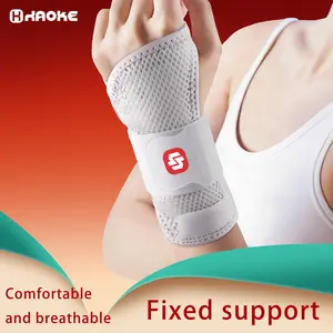 Comfortable Breathable Dual Support Wrist Brace, Adjustable Size Stabilizes Wrist Joint, Unisex Wrist Support for Men and Women