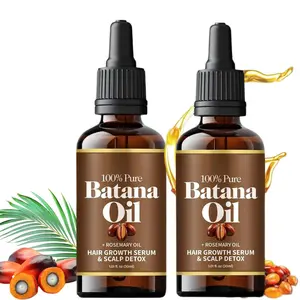 Batana Oil,Strong & Healthy Hair, Make Hair Longer Fuller Thicker, Organic Batana Oil with Rosemary,Organic Rosemary Oil Vitamin E Nourish Scalp,for All Hair Types,
