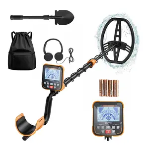 Garvee Waterproof Metal Detector for Adults with High Accuracy 11" Search Coil, Featuring All Metal & Disc Modes, Ideal for Gold Detection and Outdoor Exploration
