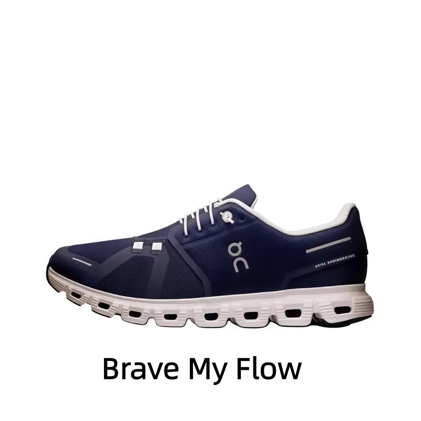 Navy Blue White Two Tone Ultra Light Breathable Mesh Walking Trainers Hollow Cut Shock Absorbing Midsole Non Slip Athletic Sneakers for Gym Training Outdoor City Stroll Weekend Short Trip All Purpose Daily Footwear