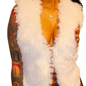 Cream Fur Top - Soft and Cozy Faux Fur Vest for Women - Perfect for Layering and Winter Fashion