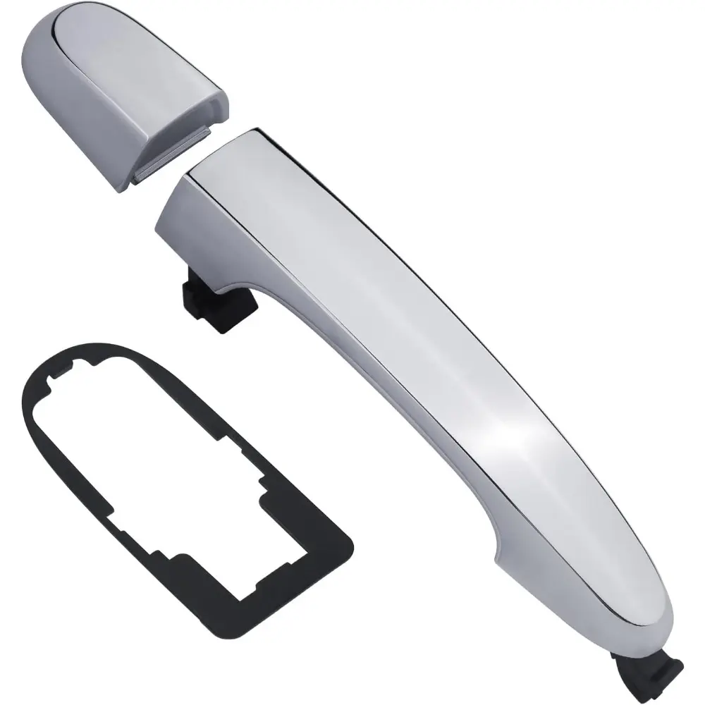 Exterior Door Handle Chrome w/Gasket Pad For Kia Sorento 2011,2012,2013,2014,2015 Rear Door Left Driver Side Panel Replaces 826512P010 836522P010 826542P000