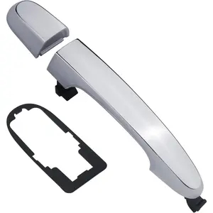 Exterior Door Handle Chrome w/Gasket Pad For Kia Sorento 2011,2012,2013,2014,2015 Rear Door Left Driver Side Panel Replaces 826512P010 836522P010 826542P000