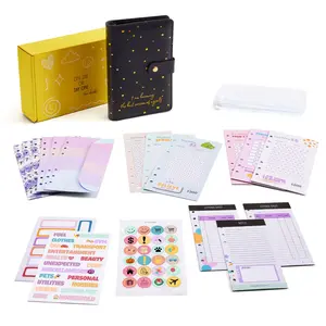 A6 Money Saving Binder Black