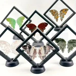 10 Complete Display Units, 20 Transparent 3D Square Stands Set, Pe Film Jewelry Storage Box, Basic Frame Base, for Jewelry Preservation