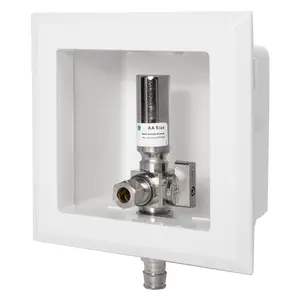 1/2" PEX Expansion (F1960) Inlet, Dishwasher Outlet Box, with Copper Hammer Arrestor