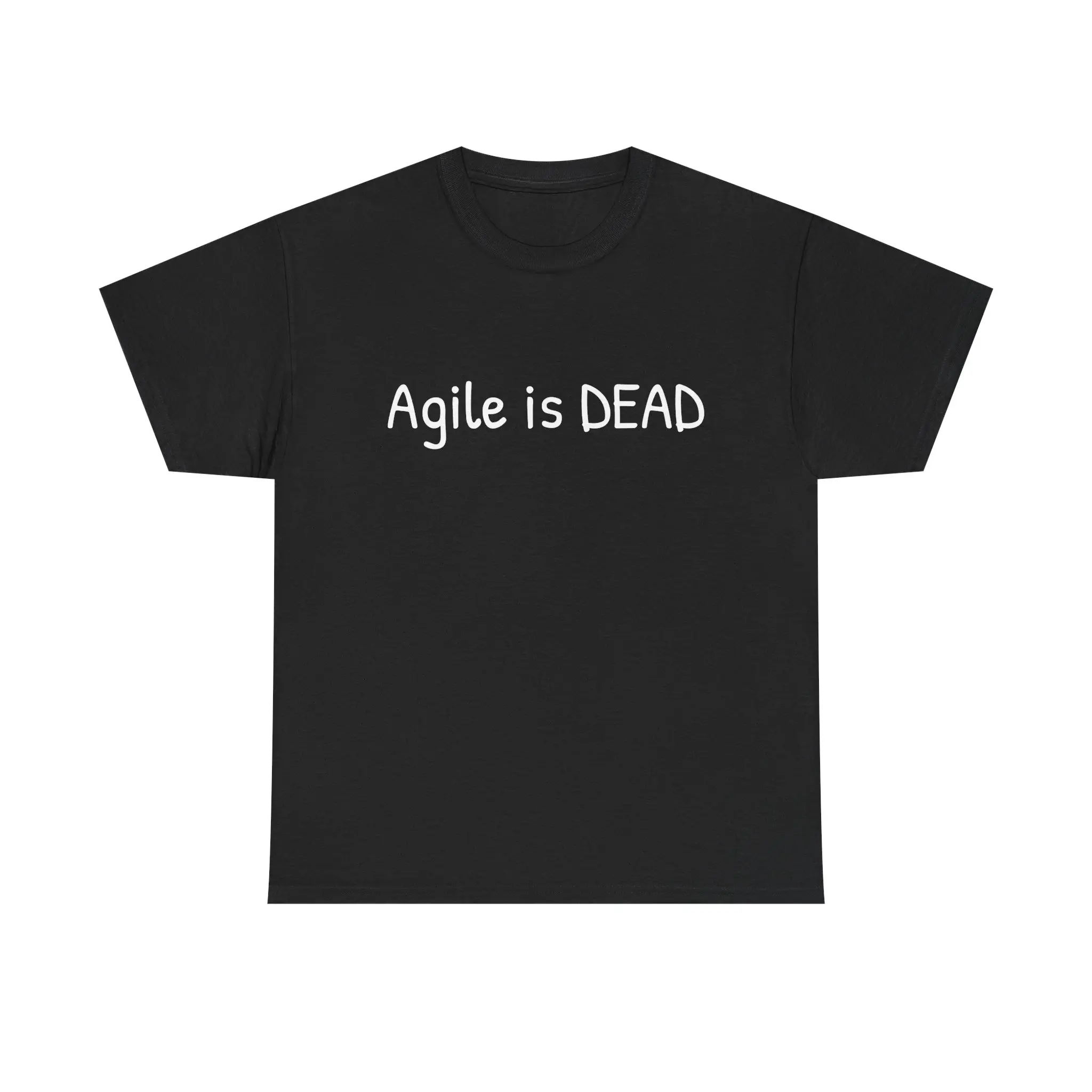 Agile Is DEAD Unisex Tee, Programmer Gift, Software Developer Shirt, Funny Coding T-Shirt, IT Humor Top