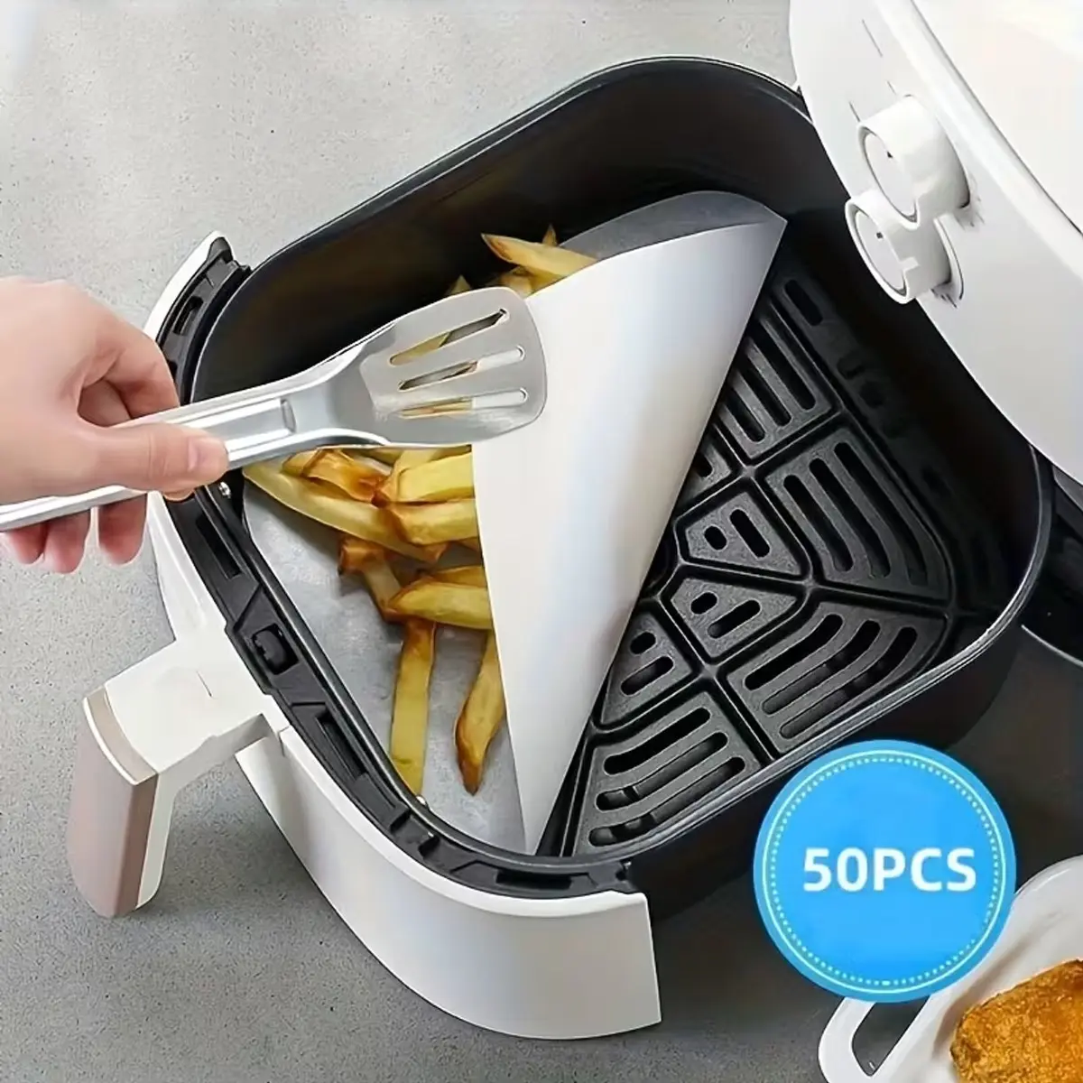 Air Fryer Nonstick Baking Paper, Highly Absorbent and Non-Stick, Heat Resistant, Ideal for Baking, Cooking, Sandwiches, Food Trays, Holidays, Bakeware, Baking Tools, Baking Essentials, Baking Supplies