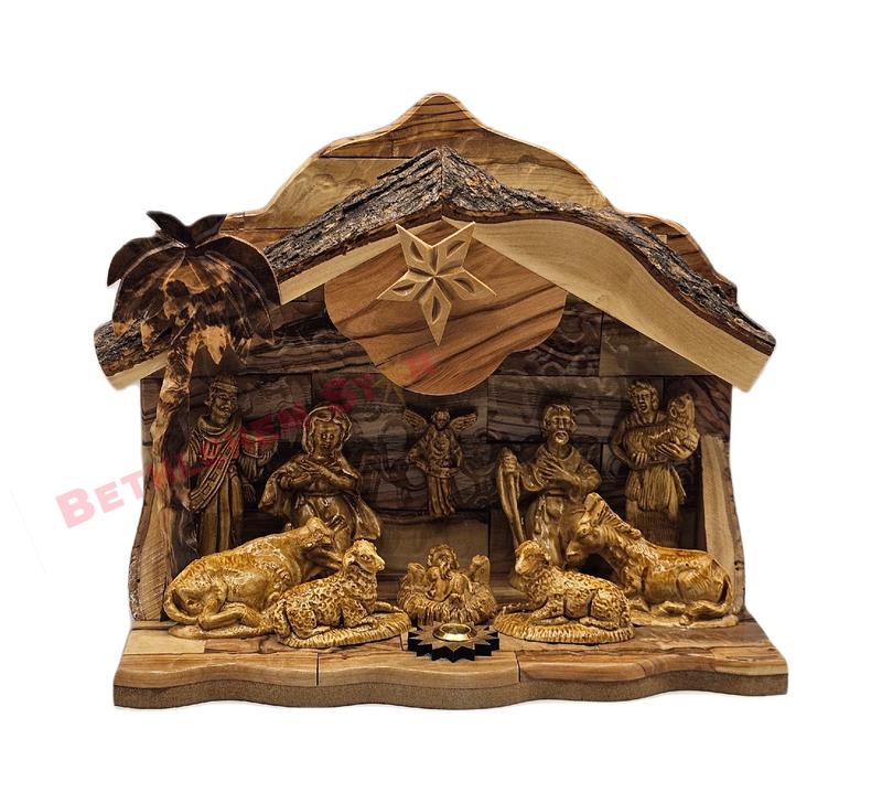 Olive Wood Nativity 6