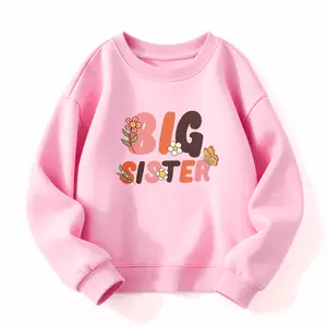 Big Sister Shirt Toddler Shirts Promoted to Big Sister Announcement Big Sis Hoodie Little Kids Top 2-13T 2-13Y Sweatshirt