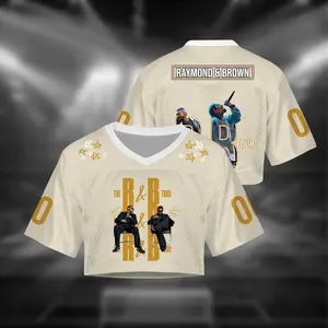 Custom Number The RnB Tour 2026 Jersey Crop Top 4, Inspired Shirt, Personalized Name Football Jersey, Fan Gift