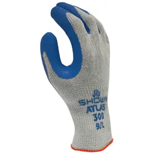 Showa 300 Blue Gloves 12pr per bag.