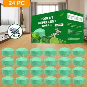 Mouse Rodent Repellent, 24 Pack Peppermint Oil Mice Repellent for Mice, Rats, Spiders, Squirrels and Pests, 16 grams of concentrated version Indoor & Outdoor Natural Mouse Deterrent, Keep Rodents Away from Garden & Home