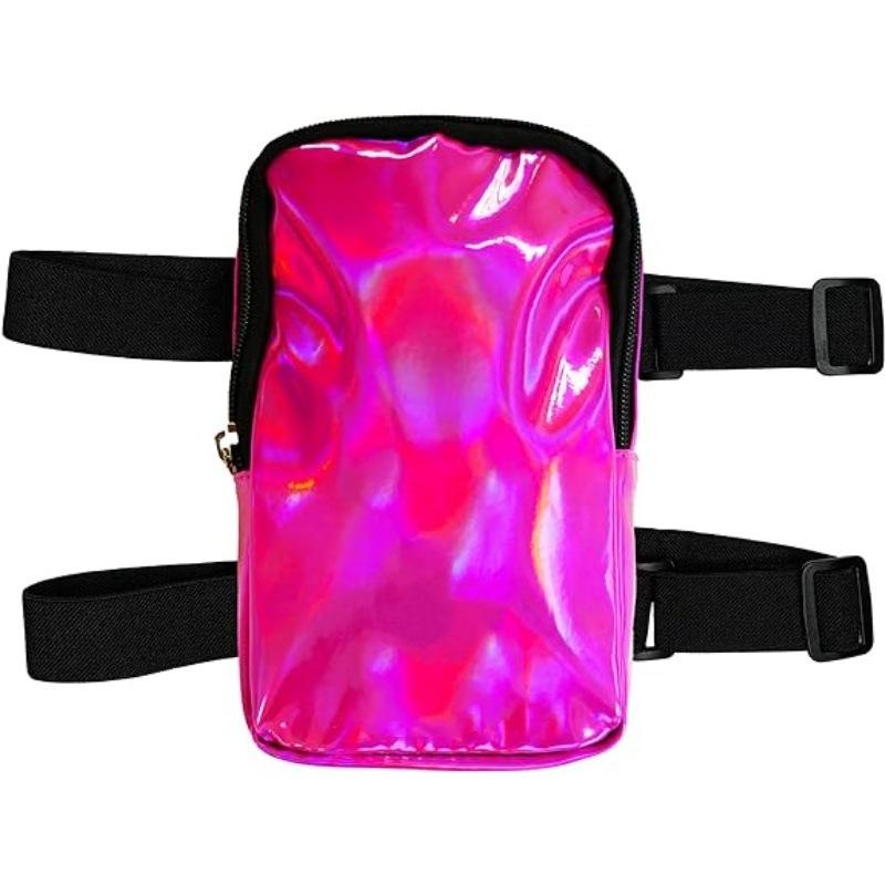 New Holographic Thigh Bag Leg Thinning Band Outdoor Adjustable - Green